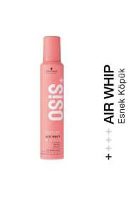 Schwarzkopf Osis+ Volume Body Air Whip Flexible Mousse 200ml | Esnek Saç Şekillendirme ve Hacim Artışı - Schwarzkopf Professional