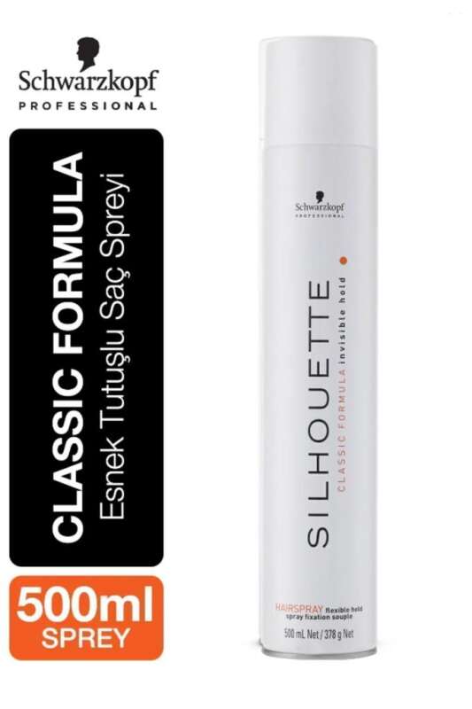 Schwarzkopf Silhouette Beyaz Gazlı Flexible Hold Saç Spreyi 500ml | Esnek Tutuş & Kalıcı Şekillendirme - 1