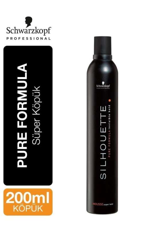 Schwarzkopf Silhouette Süper Tutucu Köpük 200ml | Güçlü Tutuş ve Hacim - 1