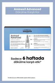 LOréal Professionnel Aminexil Advanced Saç Dökülmesine Karşı Etkili Kür 10x6 ml - Yoğun Güçlendirme & Saç Köklerini Canlandırma - Loreal Professionnel