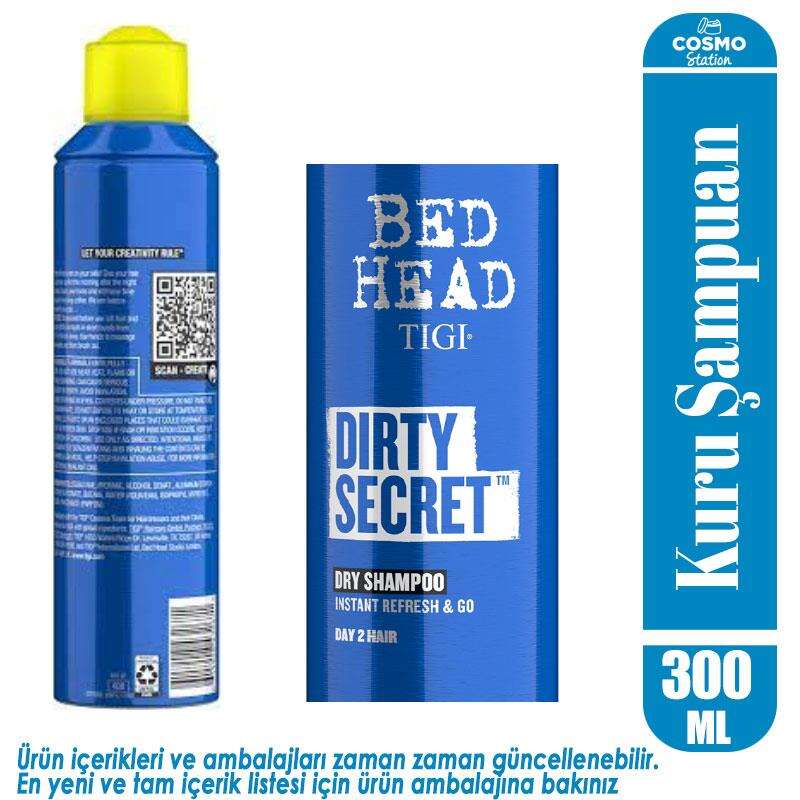 Tigi Bed Head Dirty Secret Dry Şampuan - Yağ Alma, Hacim Artırma ve Anında Tazelik Sağlayan Kuru Şampuan 300 ml - 2