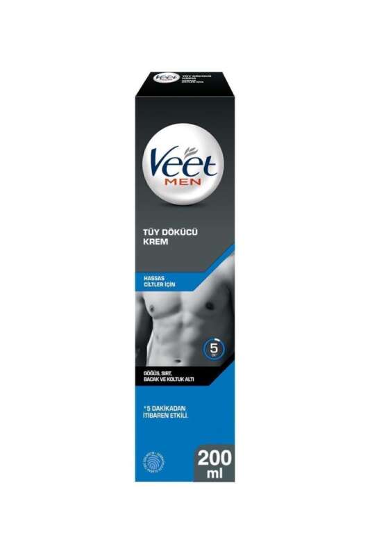 Veet Men Tüy Dökücü Krem 200ml | Hassas Ciltler İçin - 1