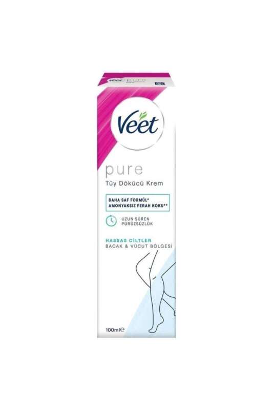 Veet Tüy Dökücü Krem 100ml | Pure Hassas Ciltler - 1