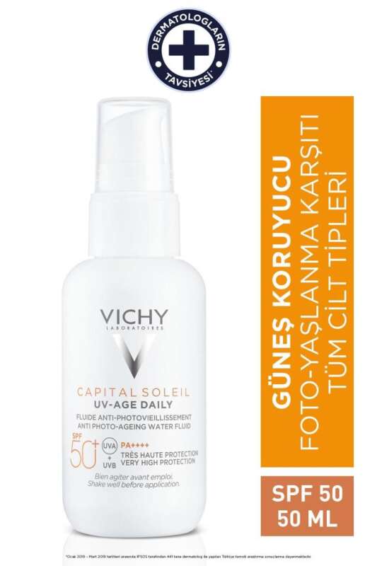 Vichy Capital Soleil UV SPF 50+ | Foto Yaşlanma Karşıtı Hafif Dokulu Güneş Kremi 40 ml - 2