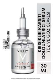 Vichy Liftactiv Supreme Epidermic Filler 30 ml | Kırışıklık Karşıtı Yüz ve Göz Çevresi Serumu - Vichy