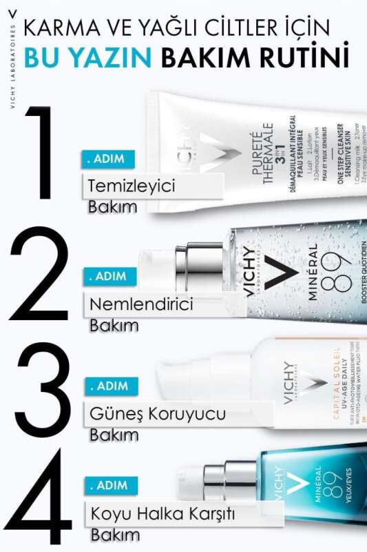 Vichy Mineral 89 Hyaluronik Asit İçeren Yoğun Nemlendirici Yüz Serumu 50 ml - Hassas Ciltler İçin - 7