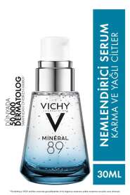 Vichy Mineral 89 Hyaluronik Asit İçeren Yoğun Nemlendirici Yüz Serumu 50 ml - Hassas Ciltler İçin - Vichy