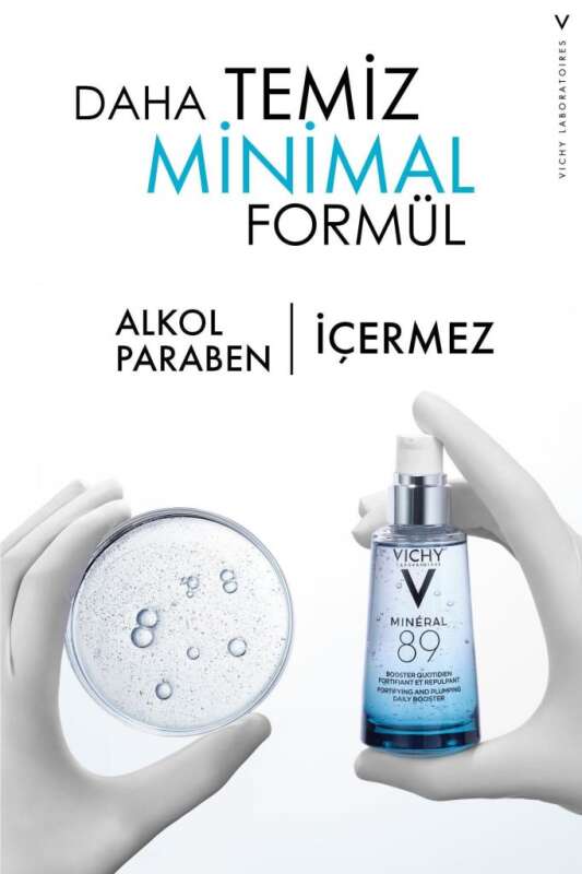 Vichy Mineral 89 Mineralizing Water + Hyaluronic Acid Yoğun Nemlendirici ve Güçlendirici Yüz Serumu 50 ml - Hassas Ciltler İçin - 3