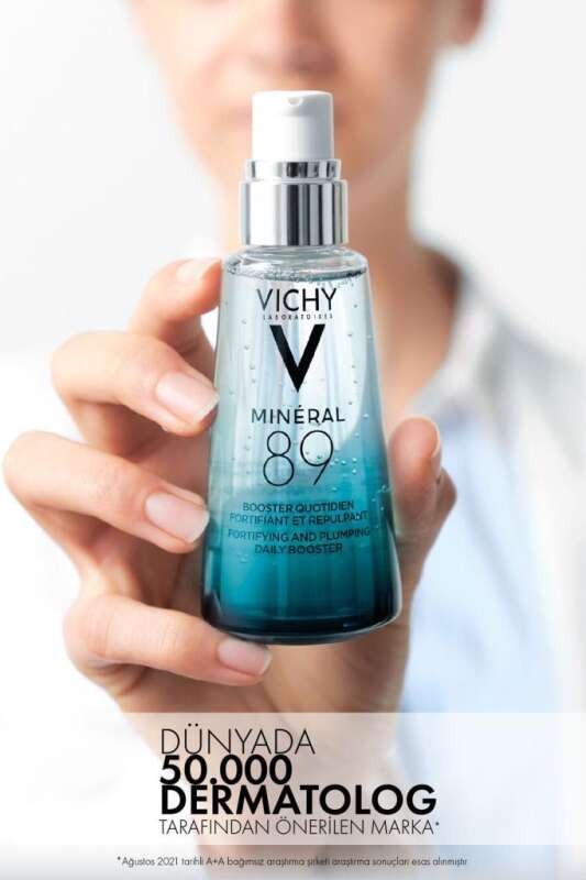 Vichy Mineral 89 Mineralizing Water + Hyaluronic Acid Yoğun Nemlendirici ve Güçlendirici Yüz Serumu 50 ml - Hassas Ciltler İçin - 6