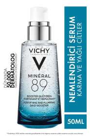 Vichy Mineral 89 Mineralizing Water + Hyaluronic Acid Yoğun Nemlendirici ve Güçlendirici Yüz Serumu 50 ml - Hassas Ciltler İçin - 1