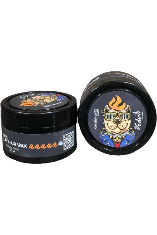 Vodvil Matte Clay Hair Wax | Mat ve Doğal Şekillendirme - 1