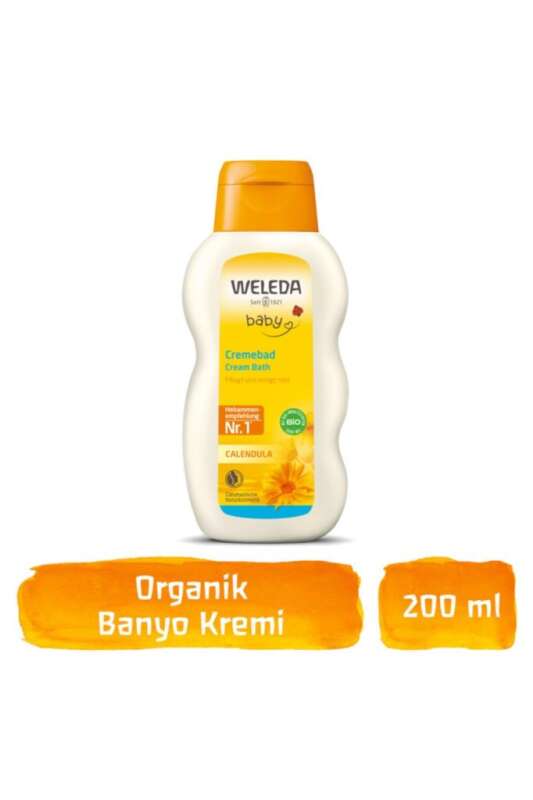 Weleda Baby Calendula Banyo Kremi 200 ml - 1
