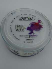 Zenix Professional Hair Color Wax Purple 100ml | Mor Renkli Saç Şekillendirici Wax - Zenix
